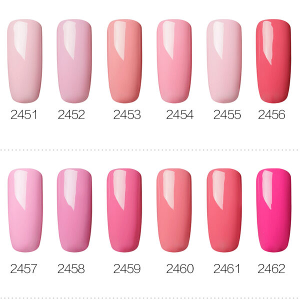 Gel Nail Polish Purple Color Series 7 ml - Image 5