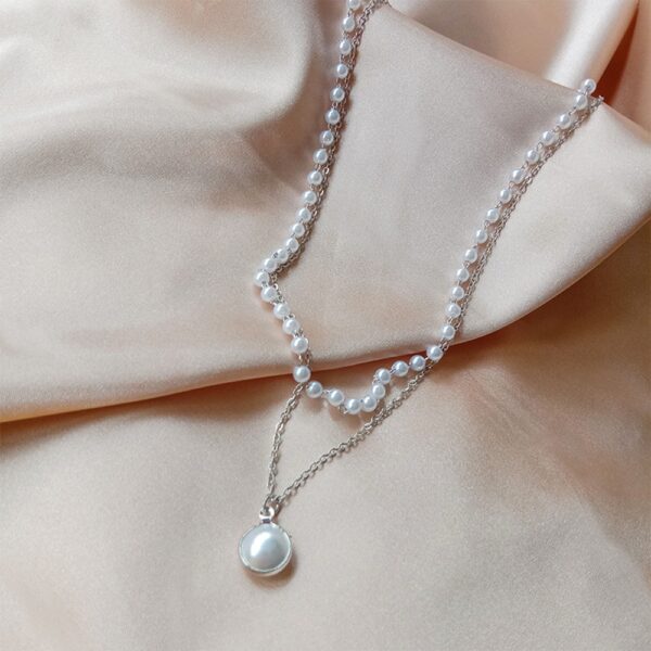 Women's Pearl Necklace Pendant - Image 7
