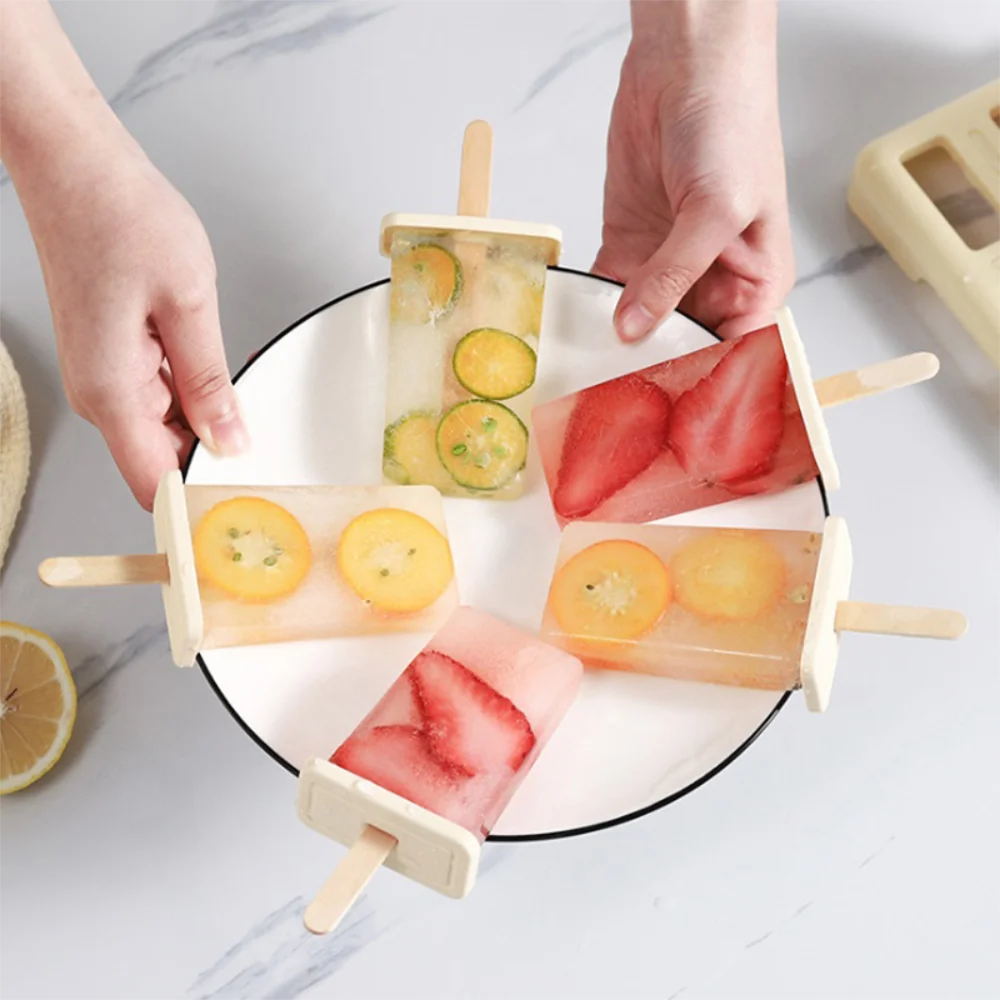 Ice Cream Popsicle Mold DIY Ice Cream Machine Homemade Ice Box with Plastic Stick Ice-lolly Mold Ice Cube Tray Kitchen Gadgets Ice Cream Popsicle Mold DIY Ice Cream Machine Homemade Ice Box with Plastic Stick Ice-lolly Mold Ice Cube Tray Kitchen Gadgets
