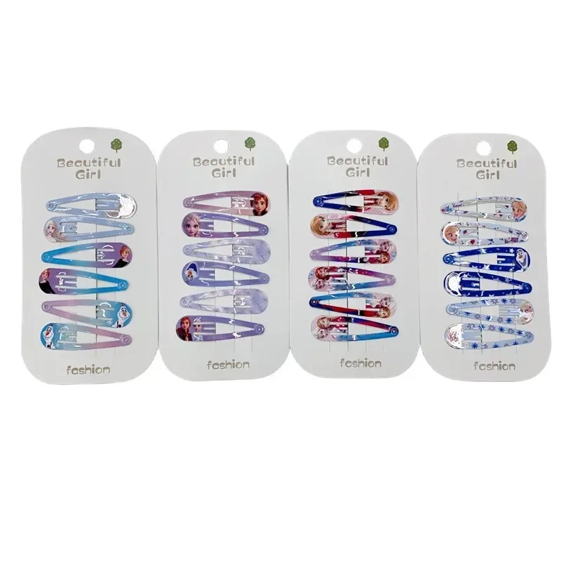 Random 5/10pcs Frozen Elsa Hair Clip Children's Cute Disney Hair Accessories Digital Printed Hair Clip Minimalist Birthday Gifts Random 5/10pcs Frozen Elsa Hair Clip Children's Cute Disney Hair Accessories Digital Printed Hair Clip Minimalist Birthday Gifts