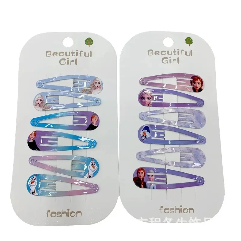 Random 5/10pcs Frozen Elsa Hair Clip Children's Cute Disney Hair Accessories Digital Printed Hair Clip Minimalist Birthday Gifts Random 5/10pcs Frozen Elsa Hair Clip Children's Cute Disney Hair Accessories Digital Printed Hair Clip Minimalist Birthday Gifts