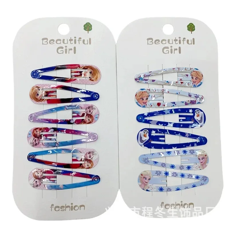 Random 5/10pcs Frozen Elsa Hair Clip Children's Cute Disney Hair Accessories Digital Printed Hair Clip Minimalist Birthday Gifts Random 5/10pcs Frozen Elsa Hair Clip Children's Cute Disney Hair Accessories Digital Printed Hair Clip Minimalist Birthday Gifts