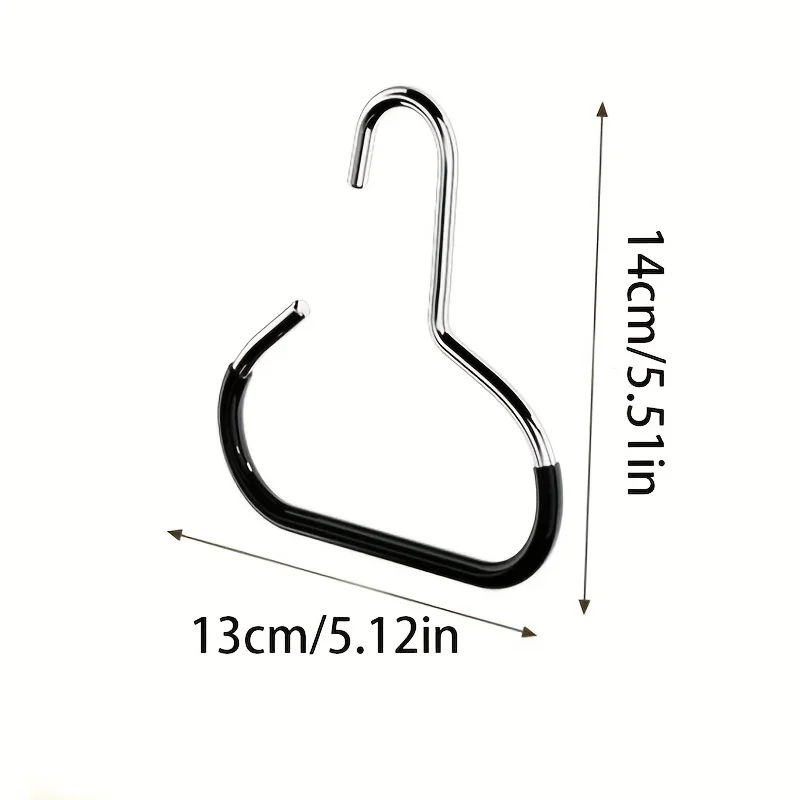 1/2/5pcsVersatile Manganese Steel Round Hook - Perfect for Hats, Ties, Scarves & Bags, Strong Load-Bearing, Non-Deformable