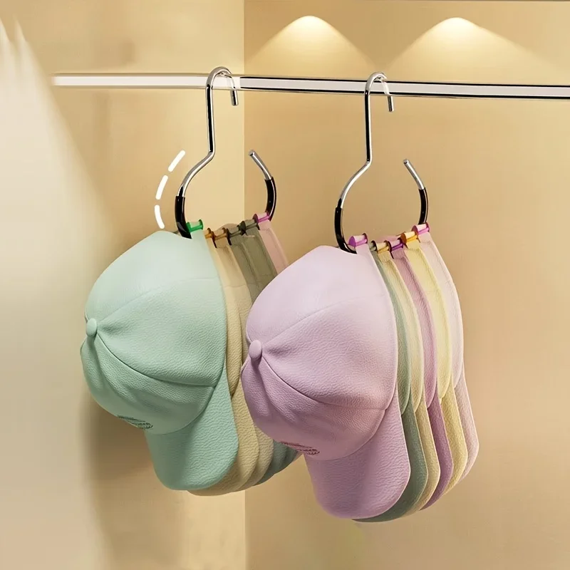 1/2/5pcsVersatile Manganese Steel Round Hook - Perfect for Hats, Ties, Scarves & Bags, Strong Load-Bearing, Non-Deformable 1/2/5pcsVersatile Manganese Steel Round Hook - Perfect for Hats, Ties, Scarves & Bags, Strong Load-Bearing, Non-Deformable