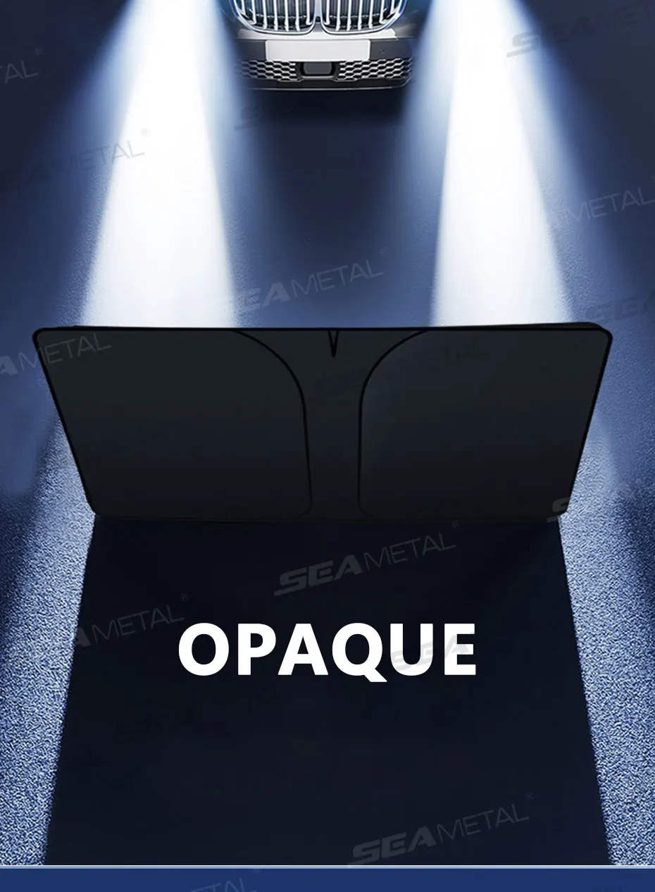 SEAMETAL Car Windshield Sun Shade Cover Foldable Front Window Sun Visor Blocks UV Refletive Car Parasol Sunshade Protector Cover