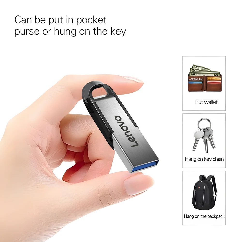 Lenovo Flash Drives 2TB Usb 3.0 Mini High Speed Metal Pendrive 1TB 512GB Stick Portable Drive Waterproof Memoria Storage U Disk - Image 4