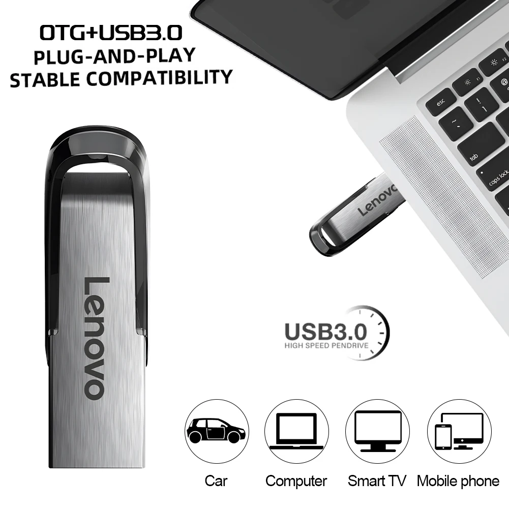 Lenovo Flash Drives 2TB Usb 3.0 Mini High Speed Metal Pendrive 1TB 512GB Stick Portable Drive Waterproof Memoria Storage U Disk - Image 3
