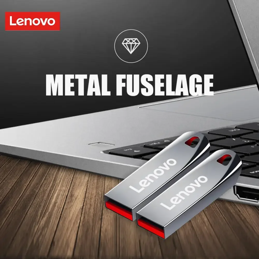 Lenovo USB 3.0 Flash Drives 2TB High Speed Pen Drive 1TB Metal Waterproof Usb Pendrive 512GB TYPE-C Memoria Usb Stick Smart Home