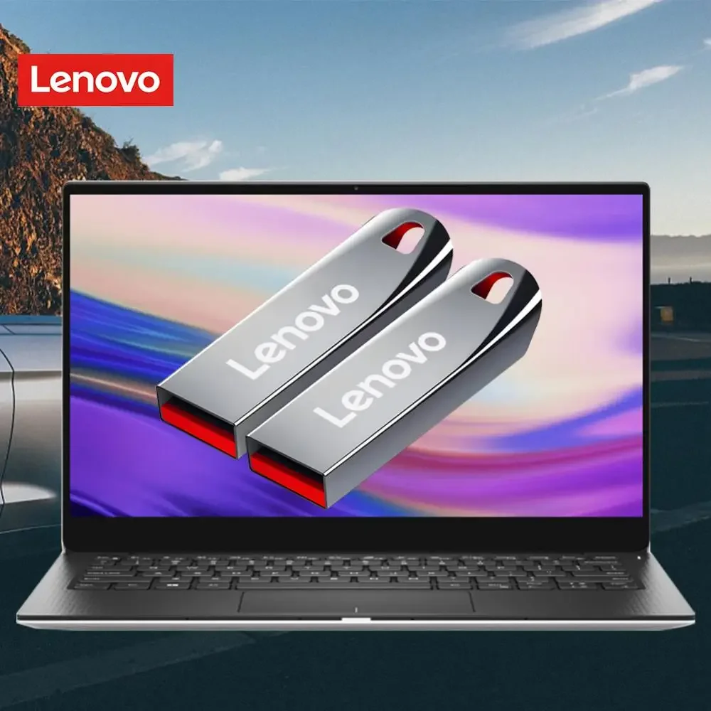 Lenovo USB 3.0 Flash Drives 2TB High Speed Pen Drive 1TB Metal Waterproof Usb Pendrive 512GB TYPE-C Memoria Usb Stick Smart Home