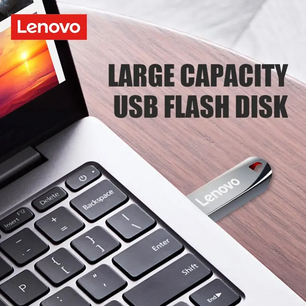 Lenovo USB 3.0 Flash Drives 2TB High Speed Pen Drive 1TB Metal Waterproof Usb Pendrive 512GB TYPE-C Memoria Usb Stick Smart Home