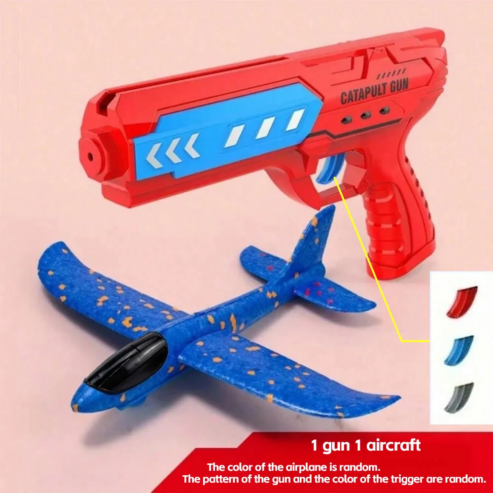 Kids' Catapult Planes, Foam Planes, Gliders, Parent-Child Outdoor Shooting Flying Toys (Separate Accessory Packs for Purchase)