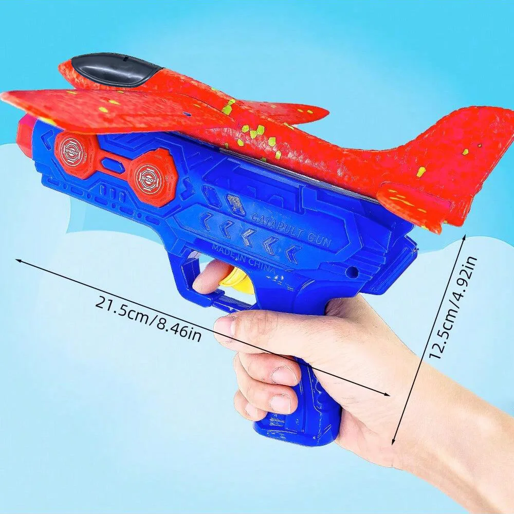 Kids' Catapult Planes, Foam Planes, Gliders, Parent-Child Outdoor Shooting Flying Toys (Separate Accessory Packs for Purchase)