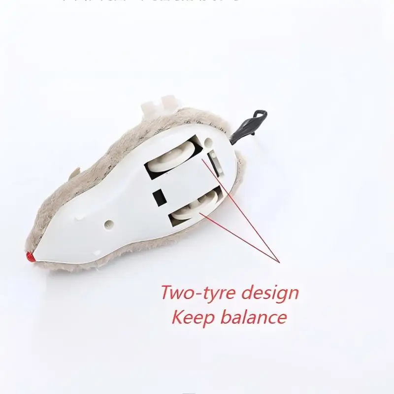 1Pc Funny Lifelike Plush Mouse Running Rat Toy for Cats Dogs Tail Mouse Pets Kids Random Color