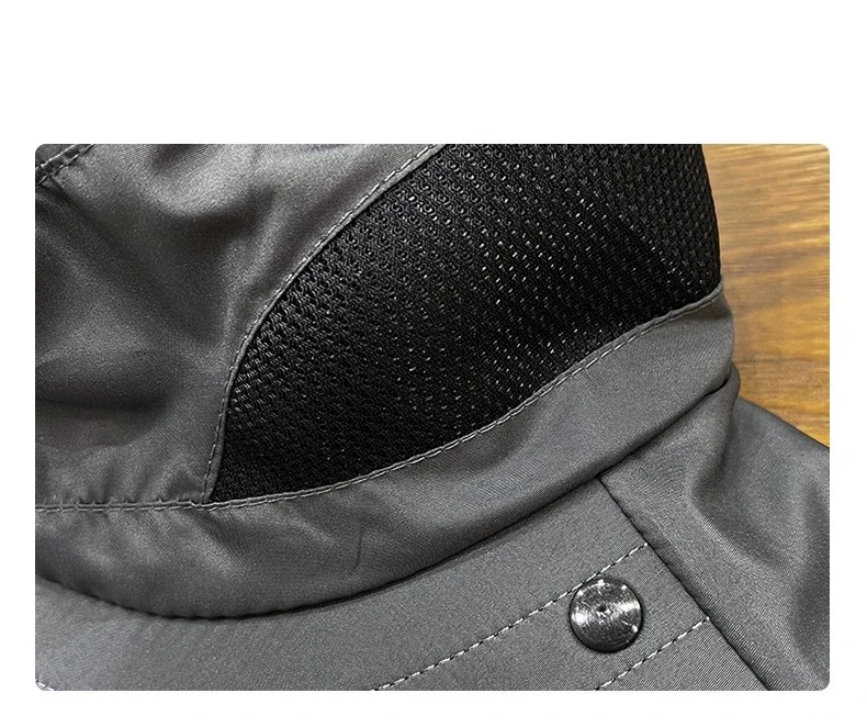 Summer Sun Hats UV Protection Outdoor Hunting Fishing Cap For Men Women Hiking Camping Visor Bucket Hat Neck Flap Fisherman Hat