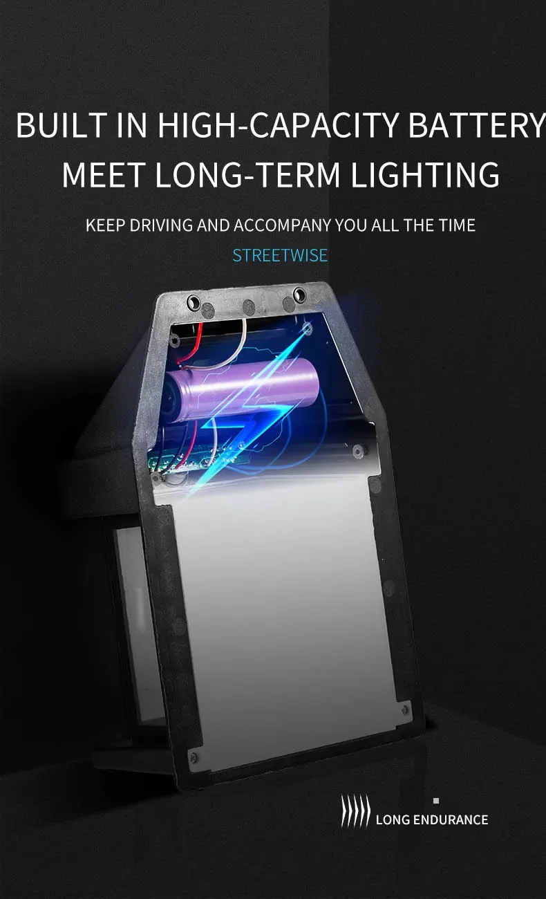 Powerful Solar Wall Light Outdoor Waterproof LED Lamp House Garden Fence Decoration Light Sensor Solar Energy Wall Lantern LED